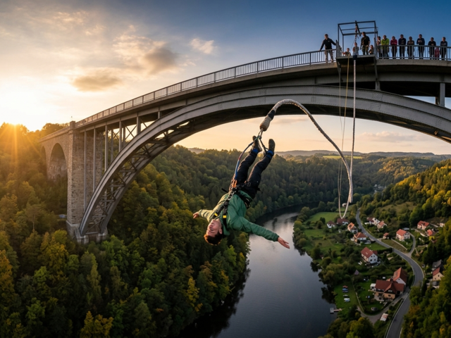 Bungee jumping v ČR: kde skočit a jak se připravit