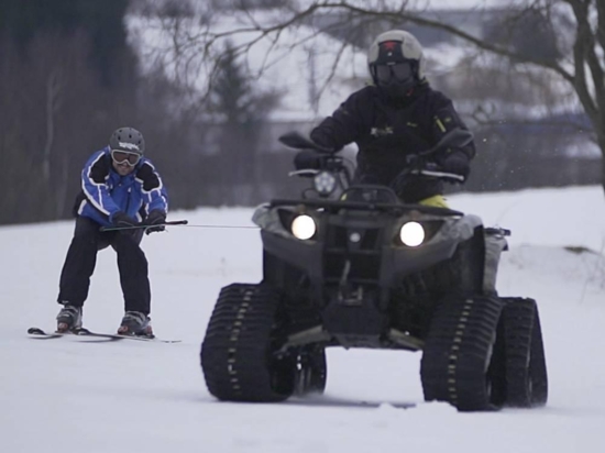 Motoskijöring ve Smržovce