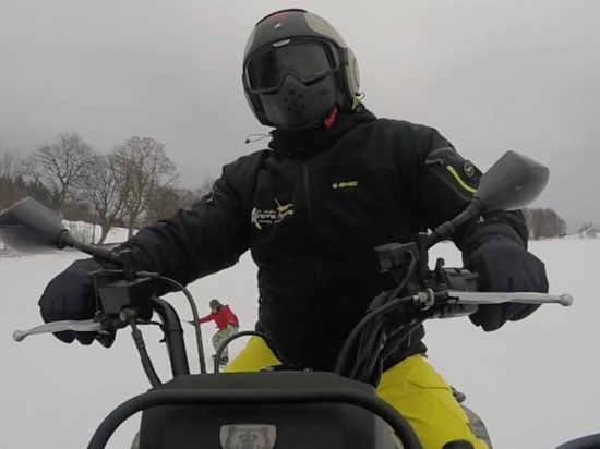 Motoskijöring ve Smržovce