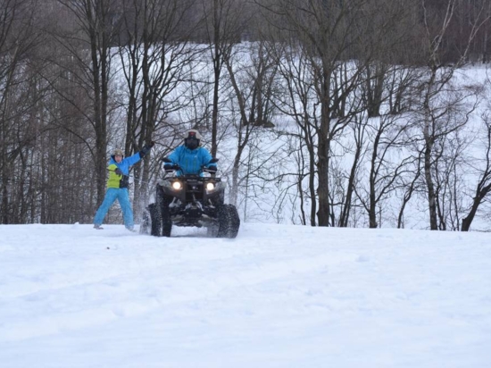 Motoskijöring ve Smržovce