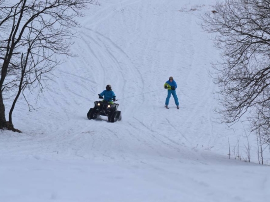 Motoskijöring ve Smržovce