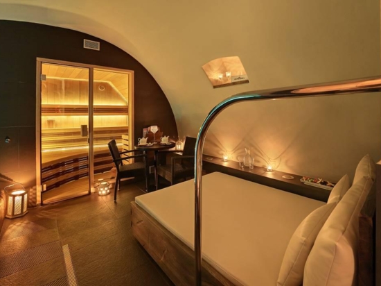 Privátní sauna s novým odpočinkovým lůžkem