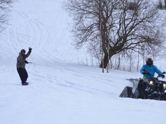 Motoskijöring ve Smržovce