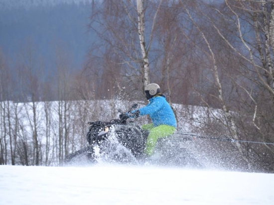 Motoskijöring ve Smržovce