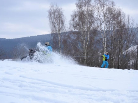 Motoskijöring ve Smržovce