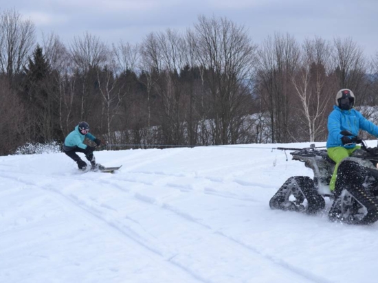 Motoskijöring ve Smržovce