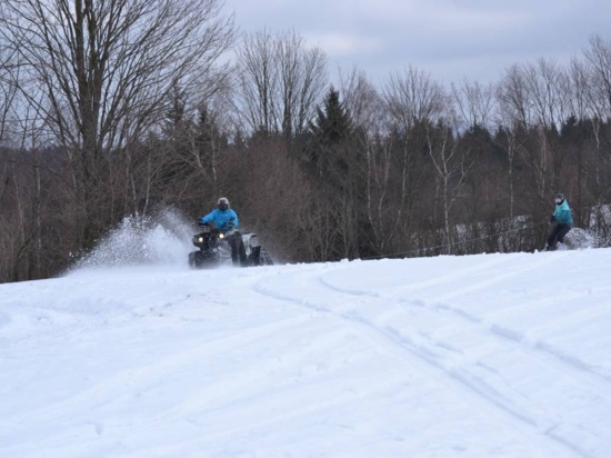 Motoskijöring ve Smržovce