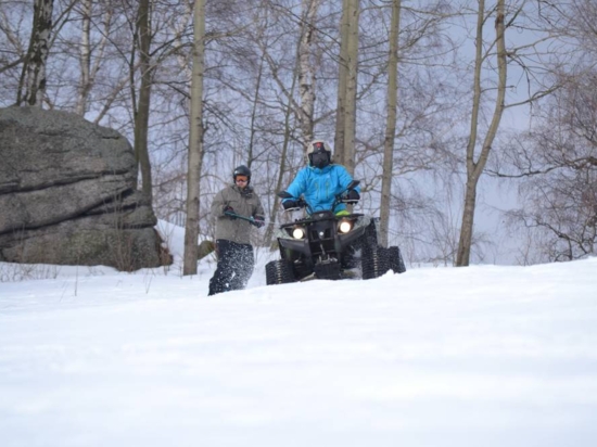 Motoskijöring ve Smržovce