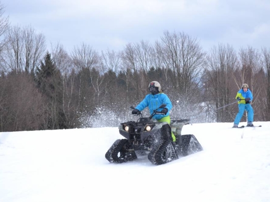 Motoskijöring ve Smržovce